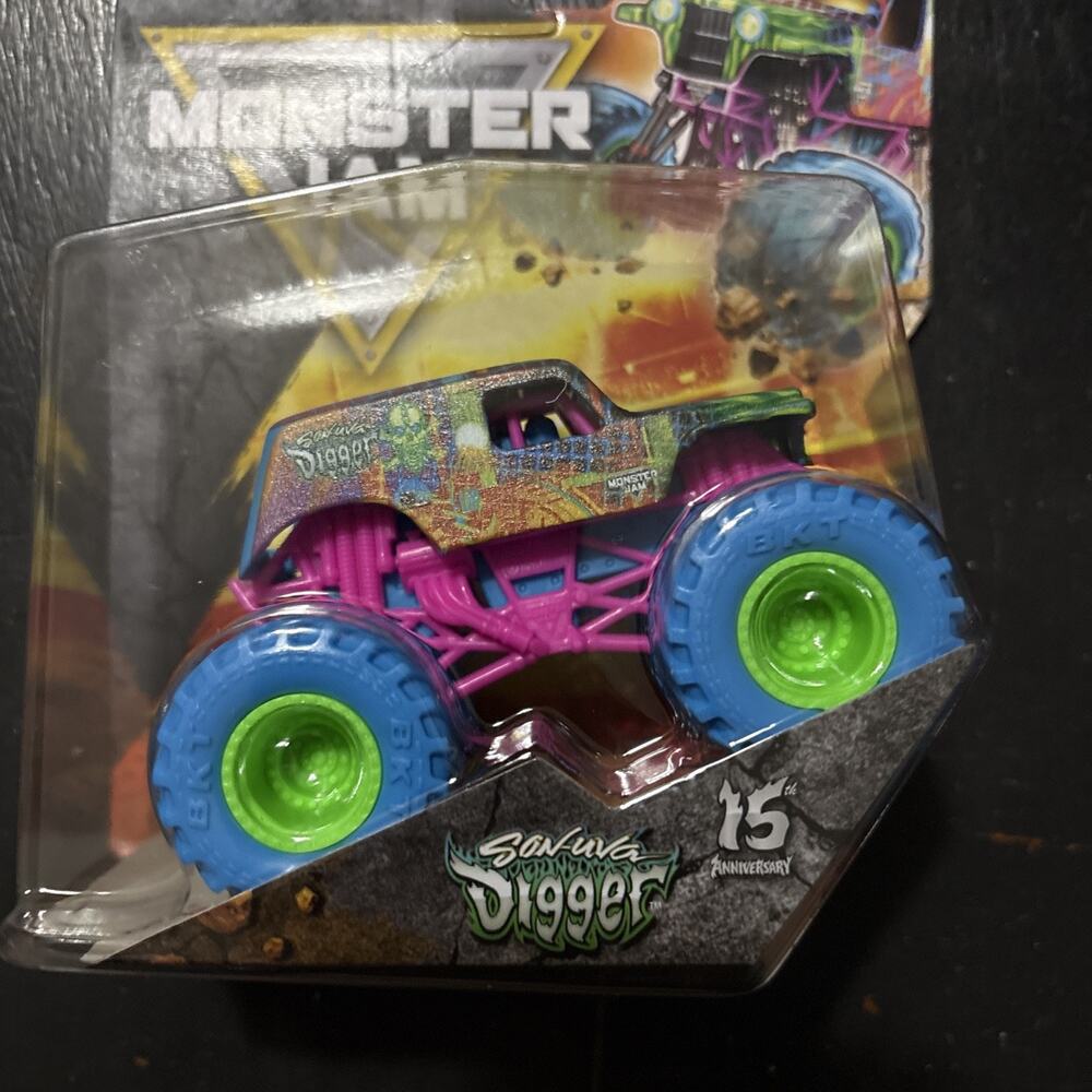 RARE 2026 Monster Jam Series 47 Son-uva Digger 15TH Anniversary Cyberflare Truck